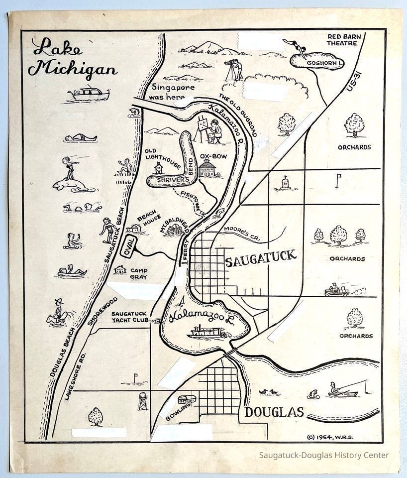 Map illustration 1954 W.R.S. picture number 1