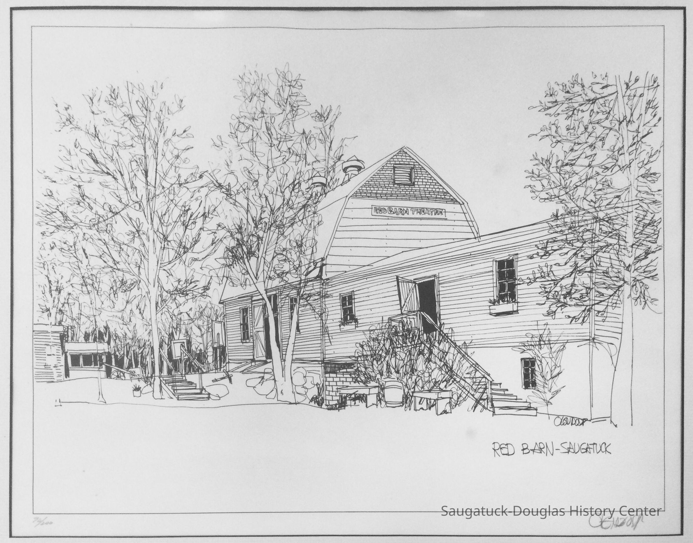 Print of the Red Barn Theatre