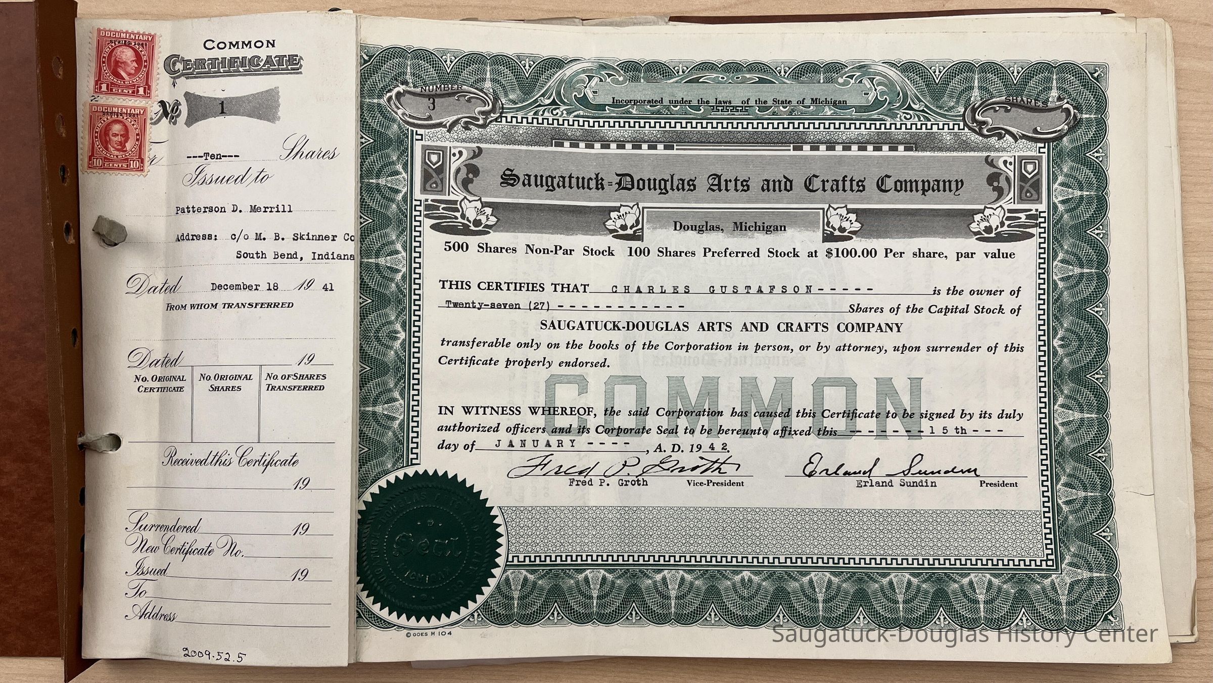 Stock Certificates picture number 1
