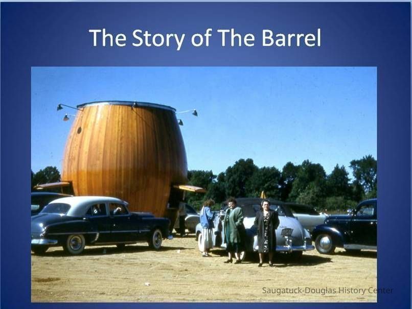          Hello, I’m Chris Yoder, a member of the Barrel Committee, and I’m going to take a few minutes to tell you the history of our barrel and to show you some pictures.
   
