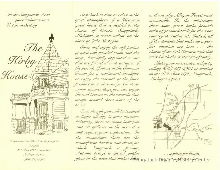          The Kirby House Brochure
   