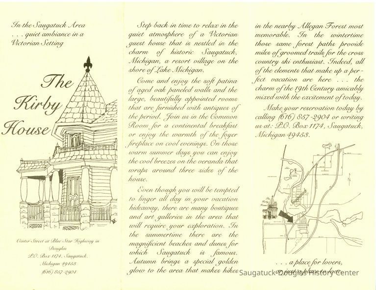          The Kirby House Brochure
   
