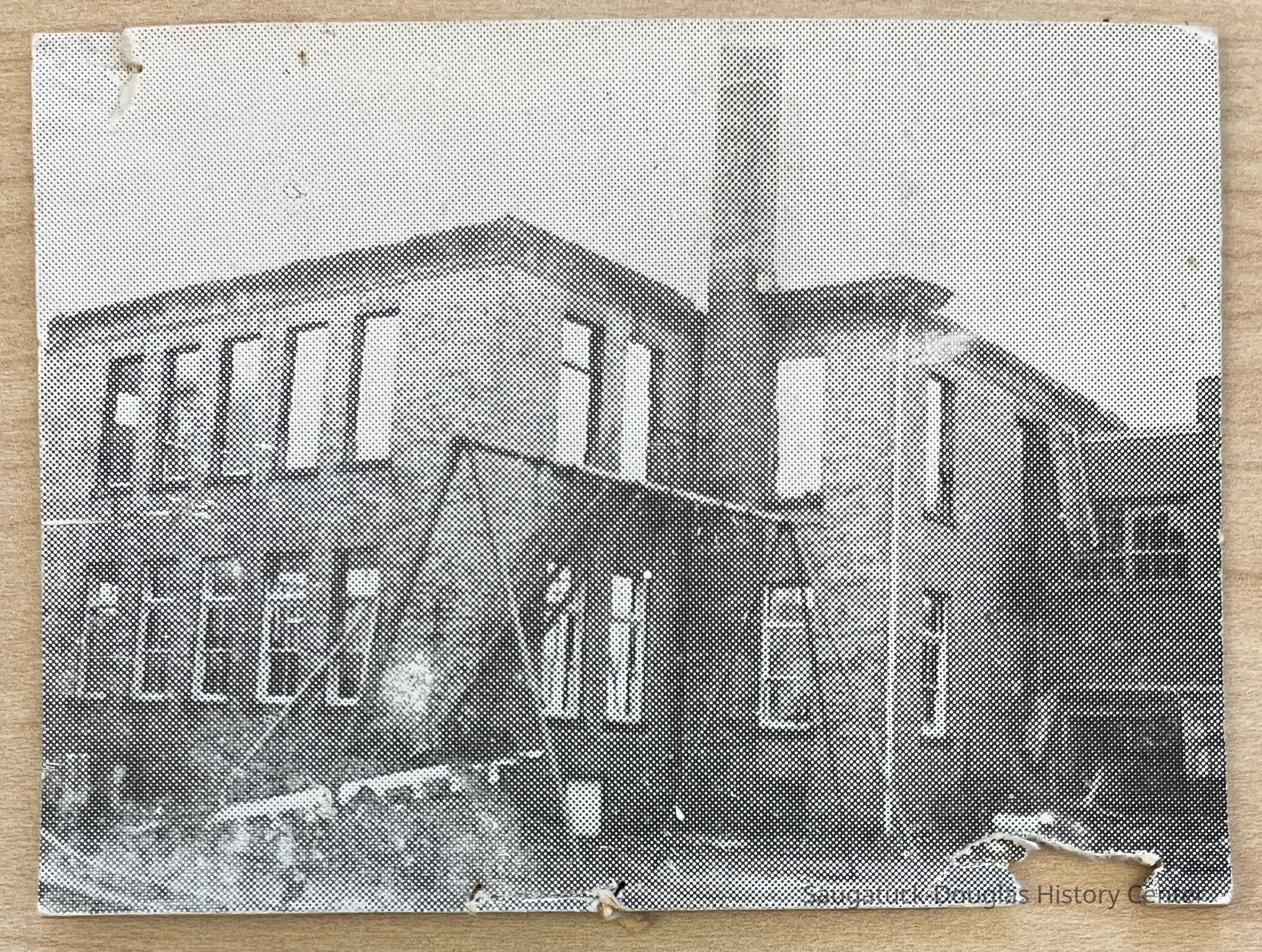 Saugatuck School fire 1950 picture number 1