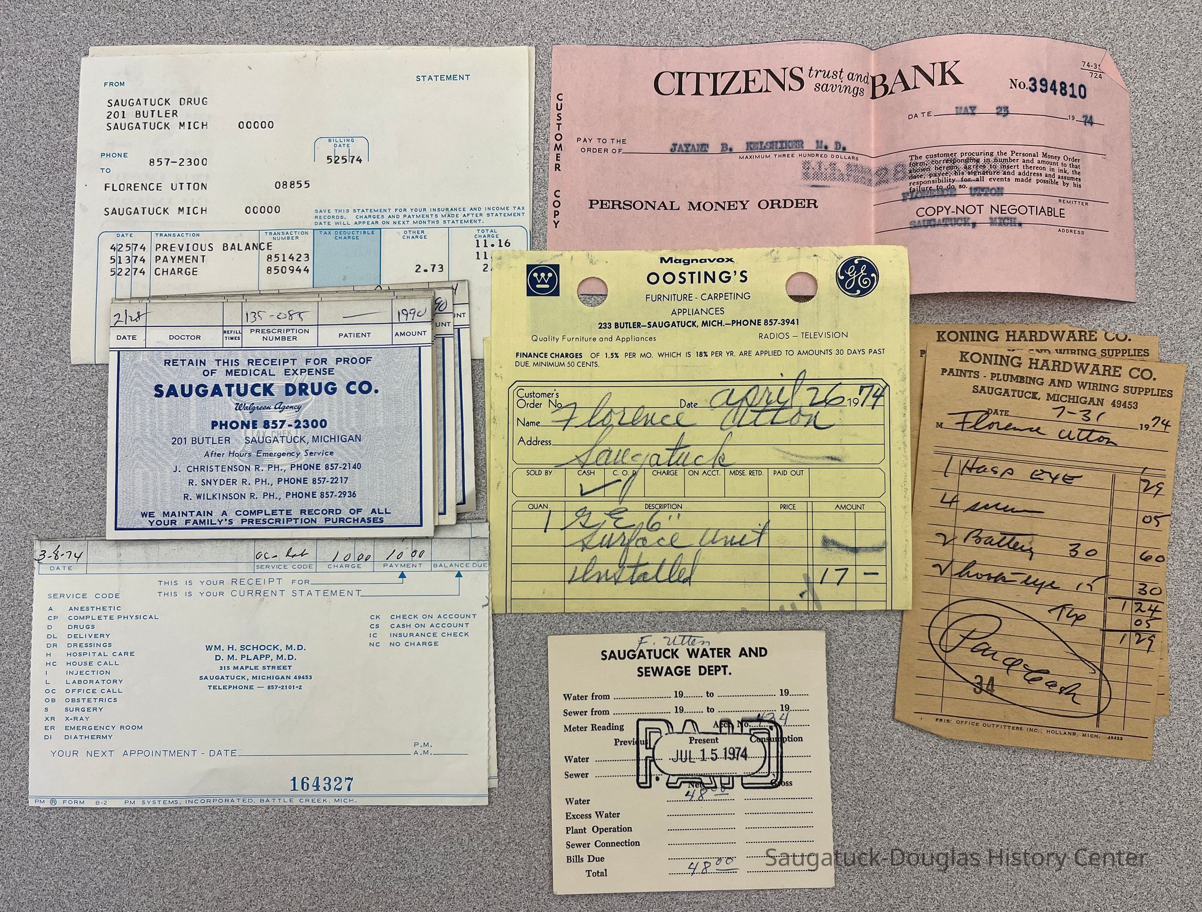 Receipts 1974 picture number 1