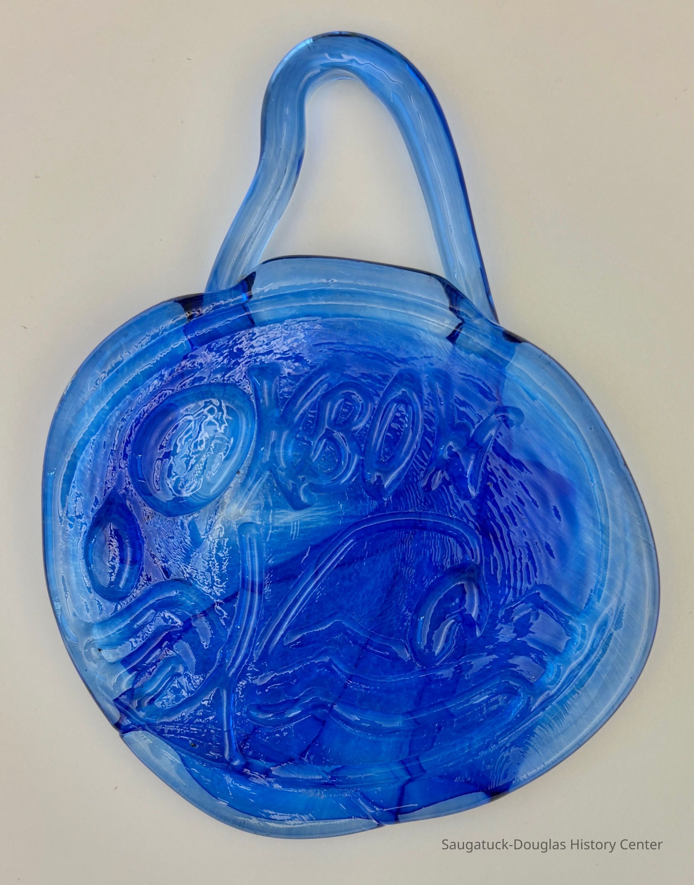          Ox-Bow blue glass suncatcher picture number 1
   