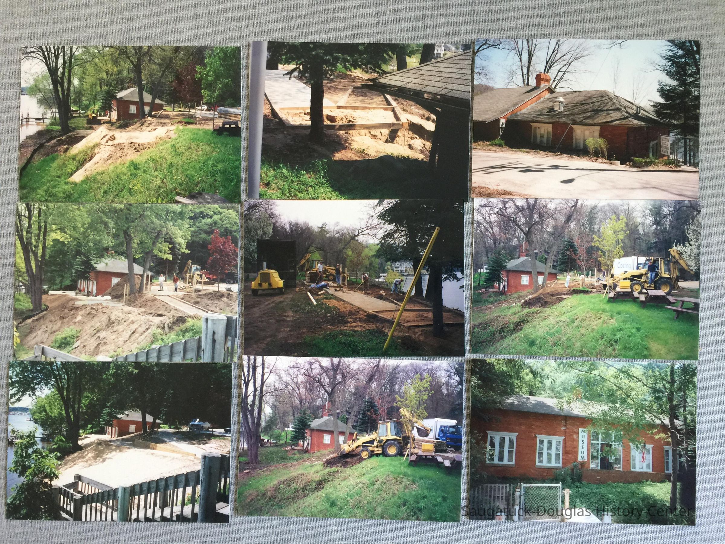 Construction of garden at Saugatuck-Douglas History Museum, 1995 picture number 1