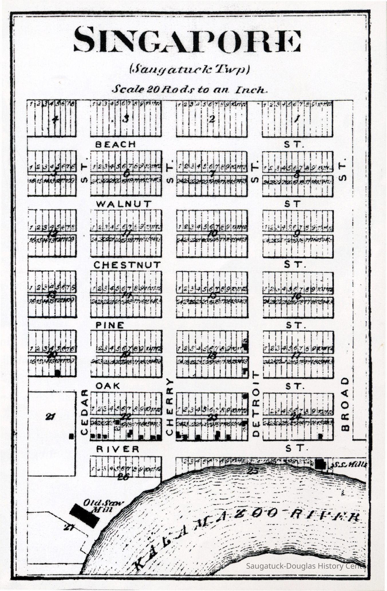 Singapore_plat_map.jpg 1.5MB; Digital image from Jane Van Dis collection - Digital file on Jack Sheridan Drive 2021.72.02