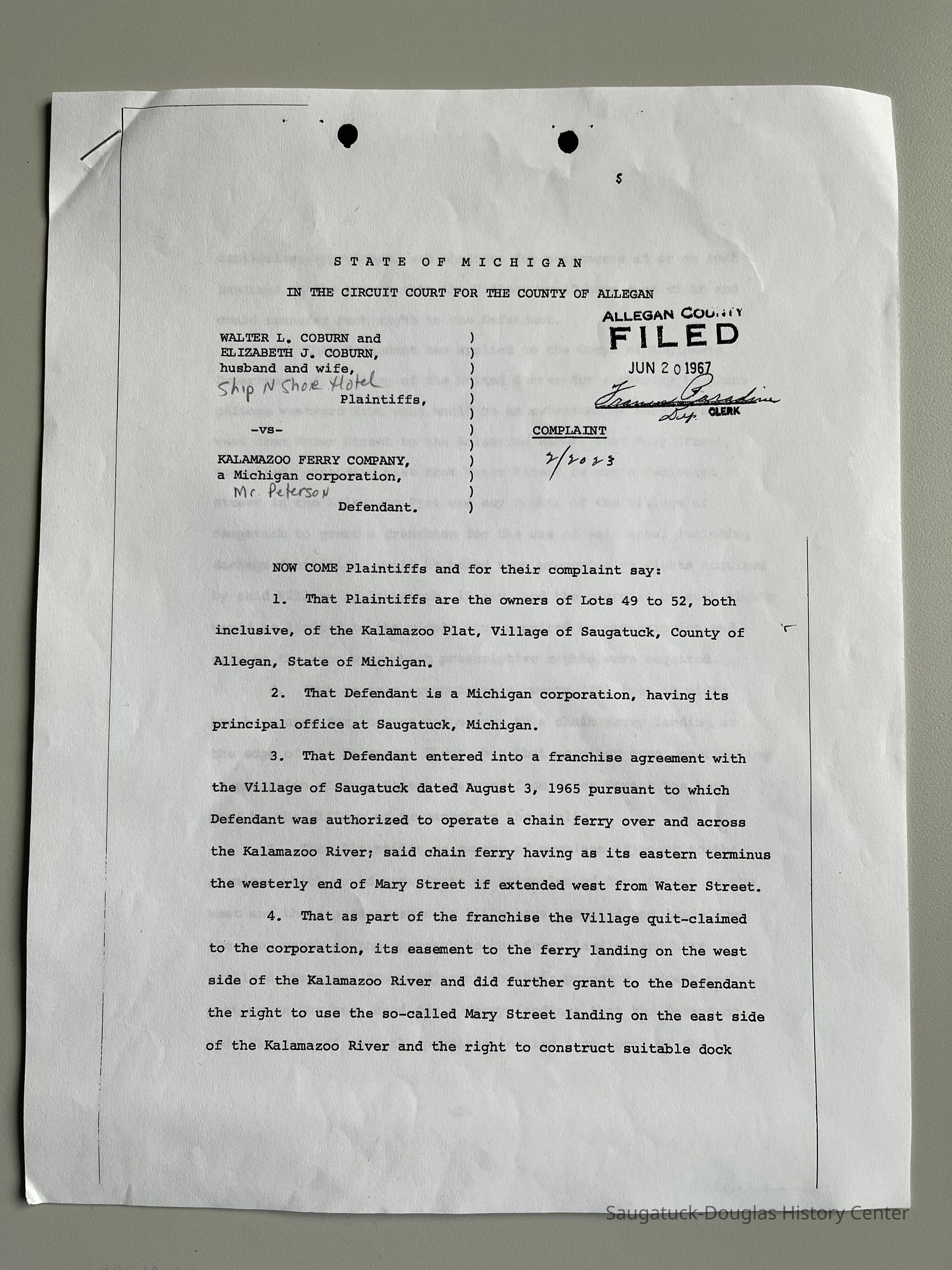 Legal complaint picture number 1
