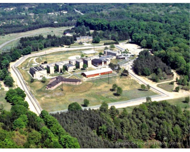          The prison and the Felt Mansion; Michigan Dunes Correctional Facility
   