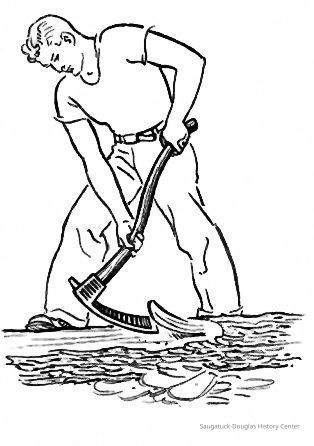 Adze, long handled - Image 3