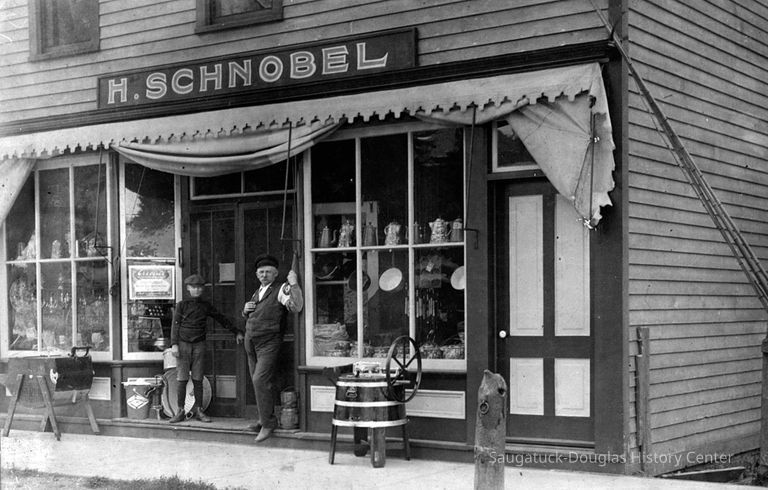          H Schnobel store.jpg 276KB; Henry Schnobel Hardware 1872-

Henry Schnobel's hardware store as described in 