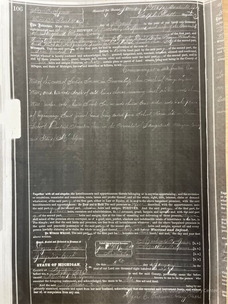          Deed, School House 1867 picture number 1
   
