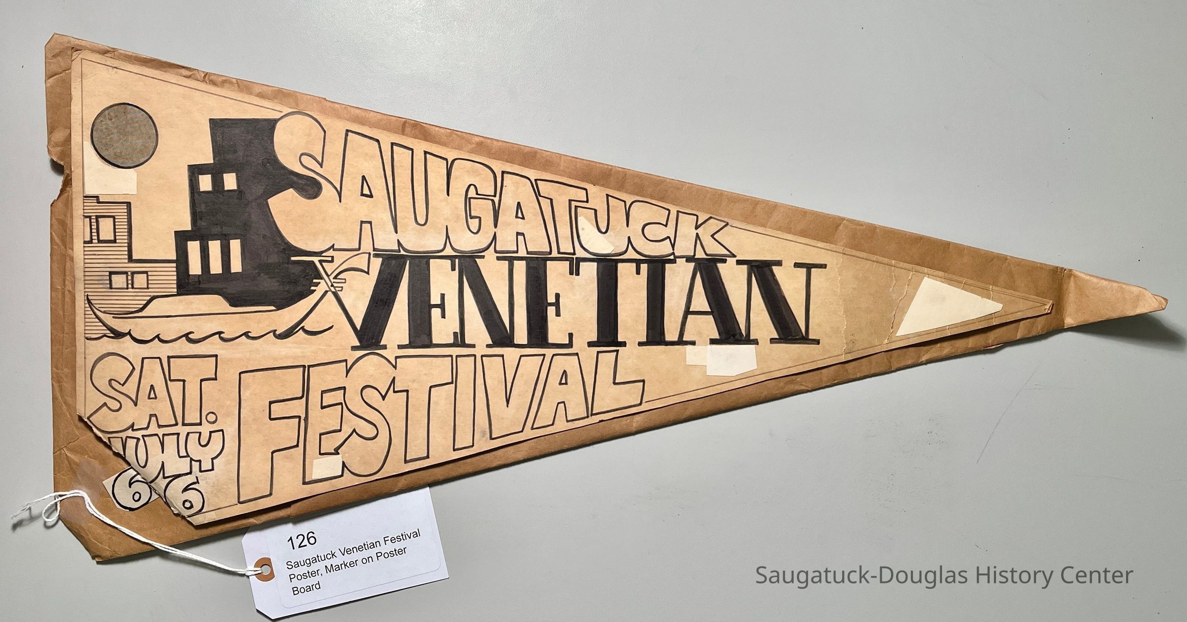 Venetian Festival Pennant production art picture number 1