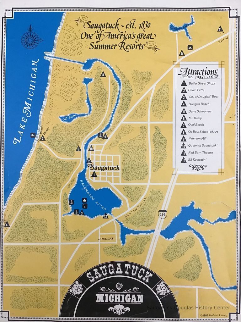          Saugatuck attractions map picture number 1
   