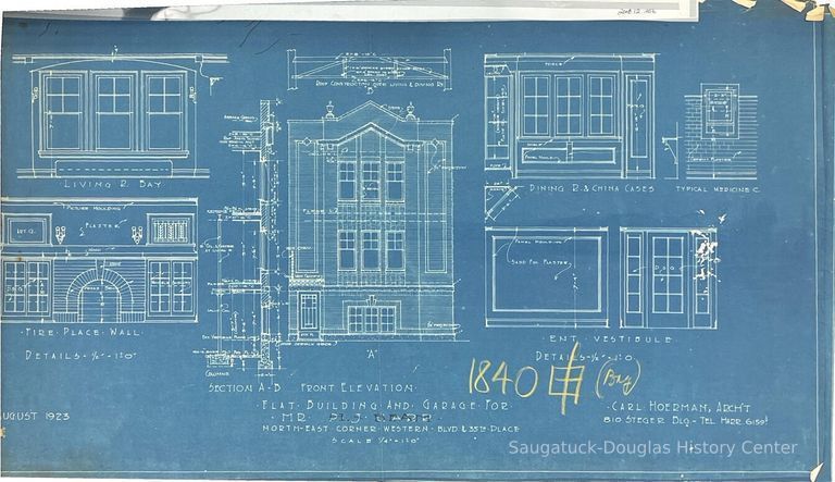          Flat Building And Garage For/Mr. H. Beam (Beam) picture number 1
   