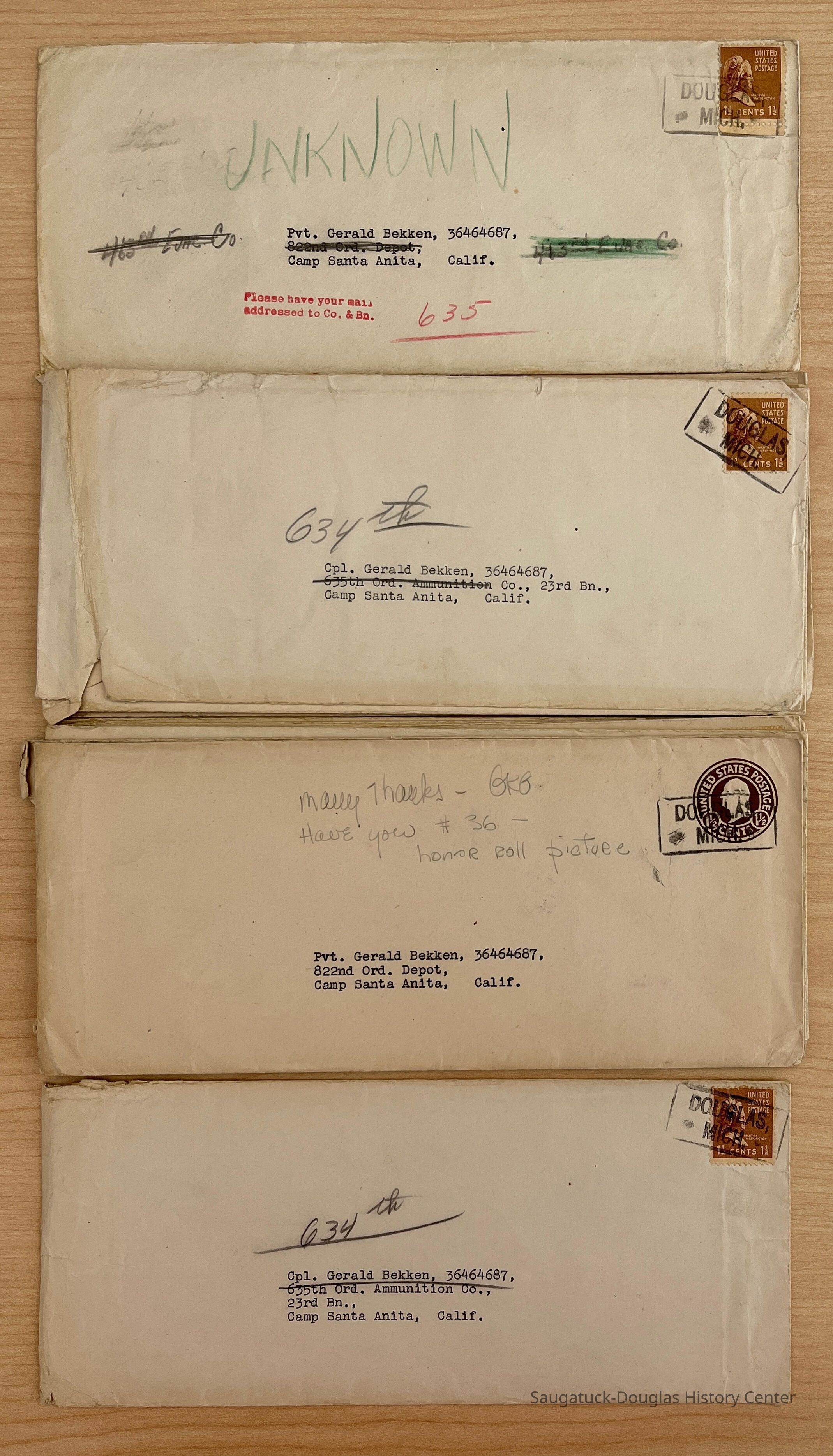          The Dope envelopes, mailing list picture number 1
   