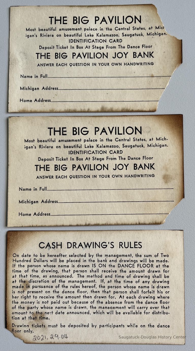          Big Pavilion Joy Bank Ticket picture number 1
   