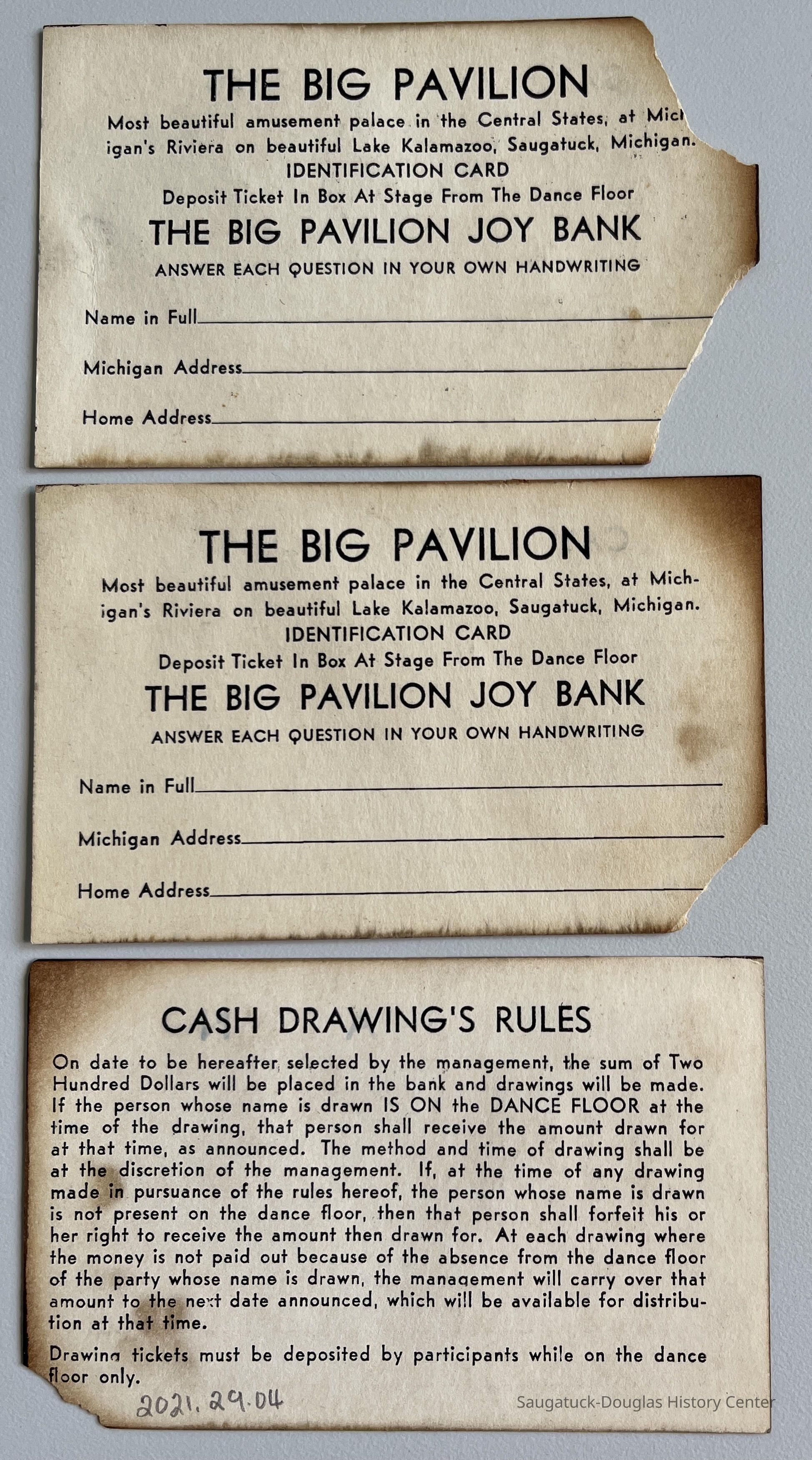 Big Pavilion Joy Bank tickets picture number 1