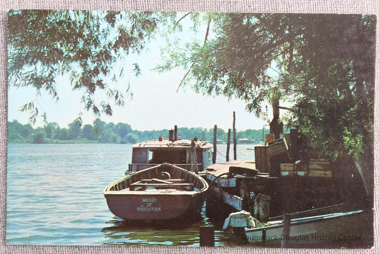 Boats on the Kalamazoo River (the Mickey)
