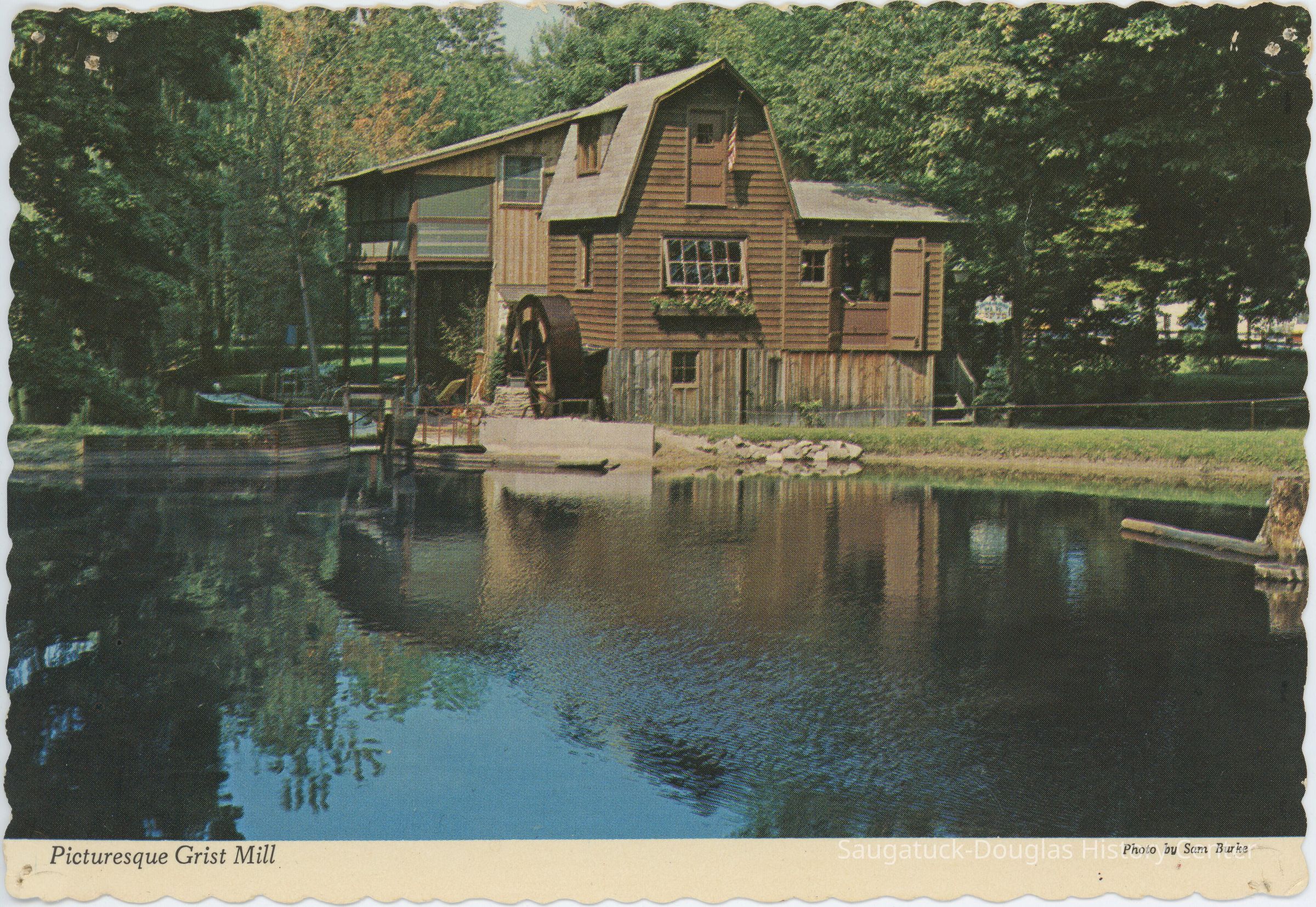 Picturesque Grist Mill Postcard