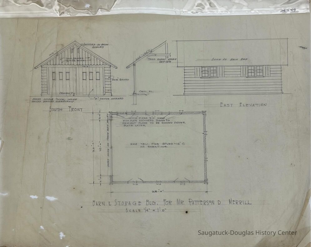 Barn & Storage Blg. For Mr. Patterson D. Merrill (Merrill) picture number 1