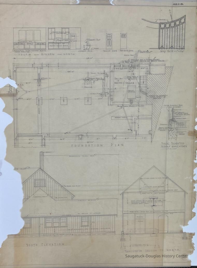 Foundation plan (Muckley) picture number 1