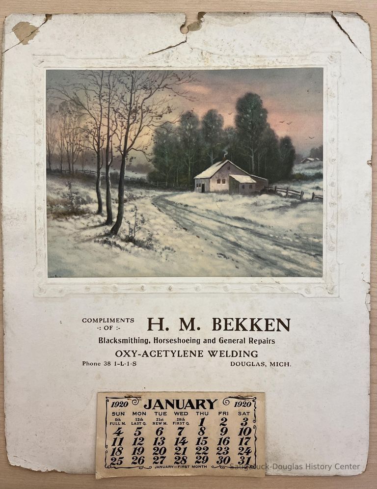          Calendar 1920 H.M. Bekken picture number 1
   