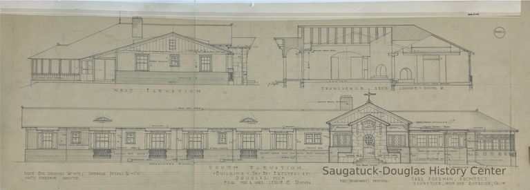          Building To Be Erected At/Douglas, Mich./ For Mr. & Mrs. Leslie G. Dunn. (Dunn) picture number 1
   