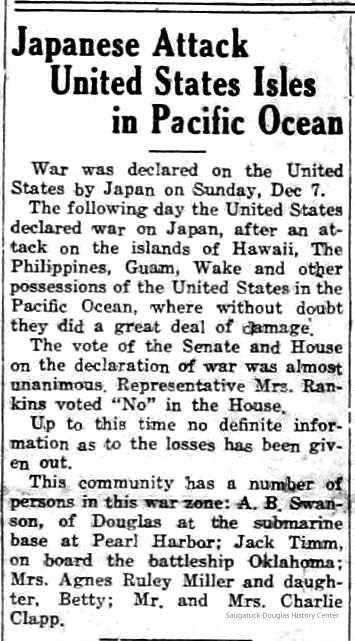          cr1941121201JapanAttacksUS.jpg; The Commercial Record Announces We Are At War
   