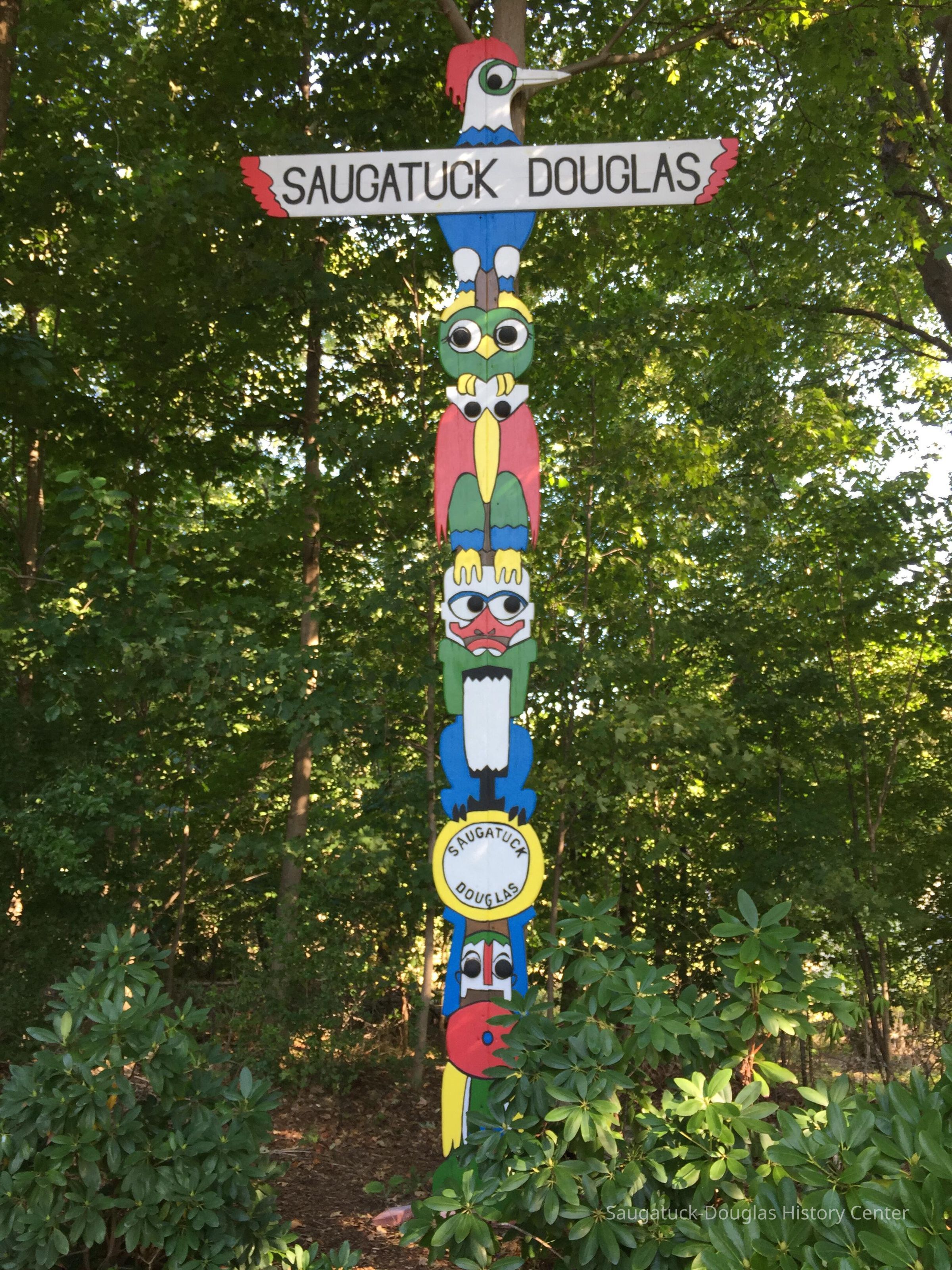 Pole after repainting in summer 2020