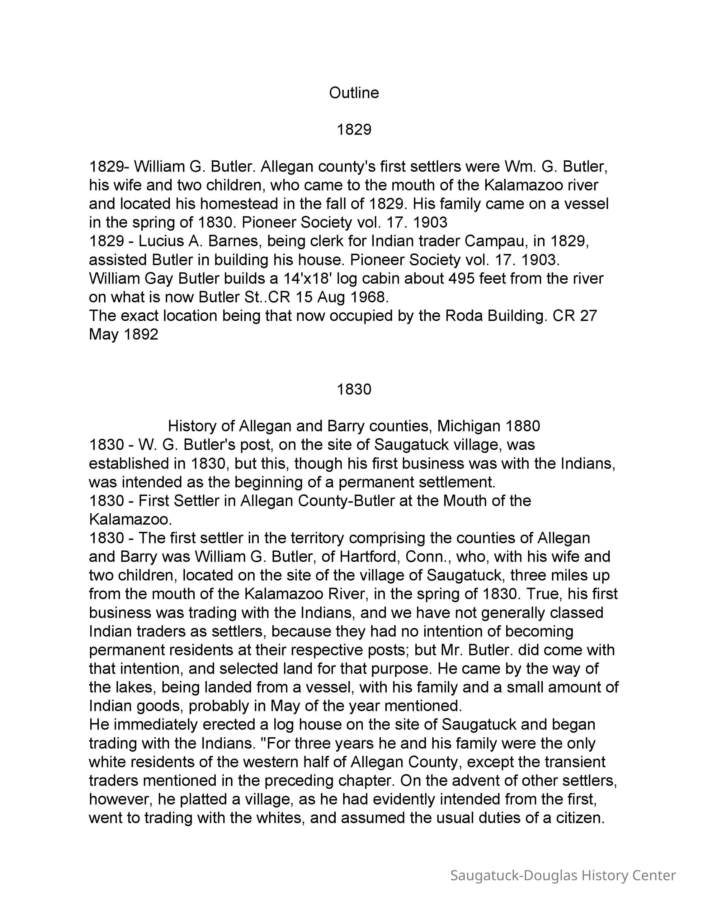 Faasen Historic Timeline picture number 1