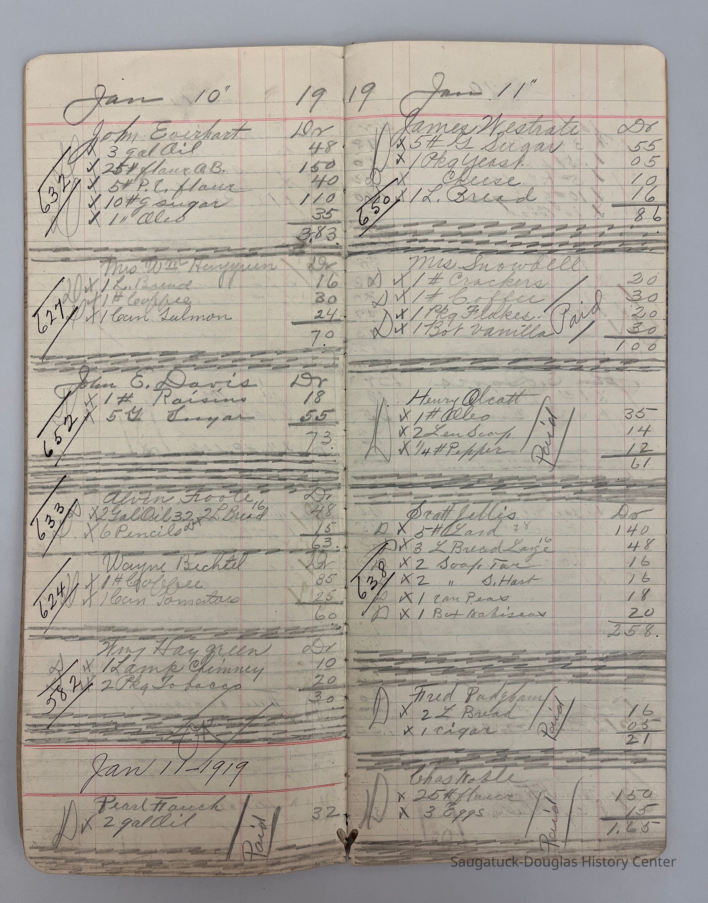 Grocery Order Book 1919 picture number 1
