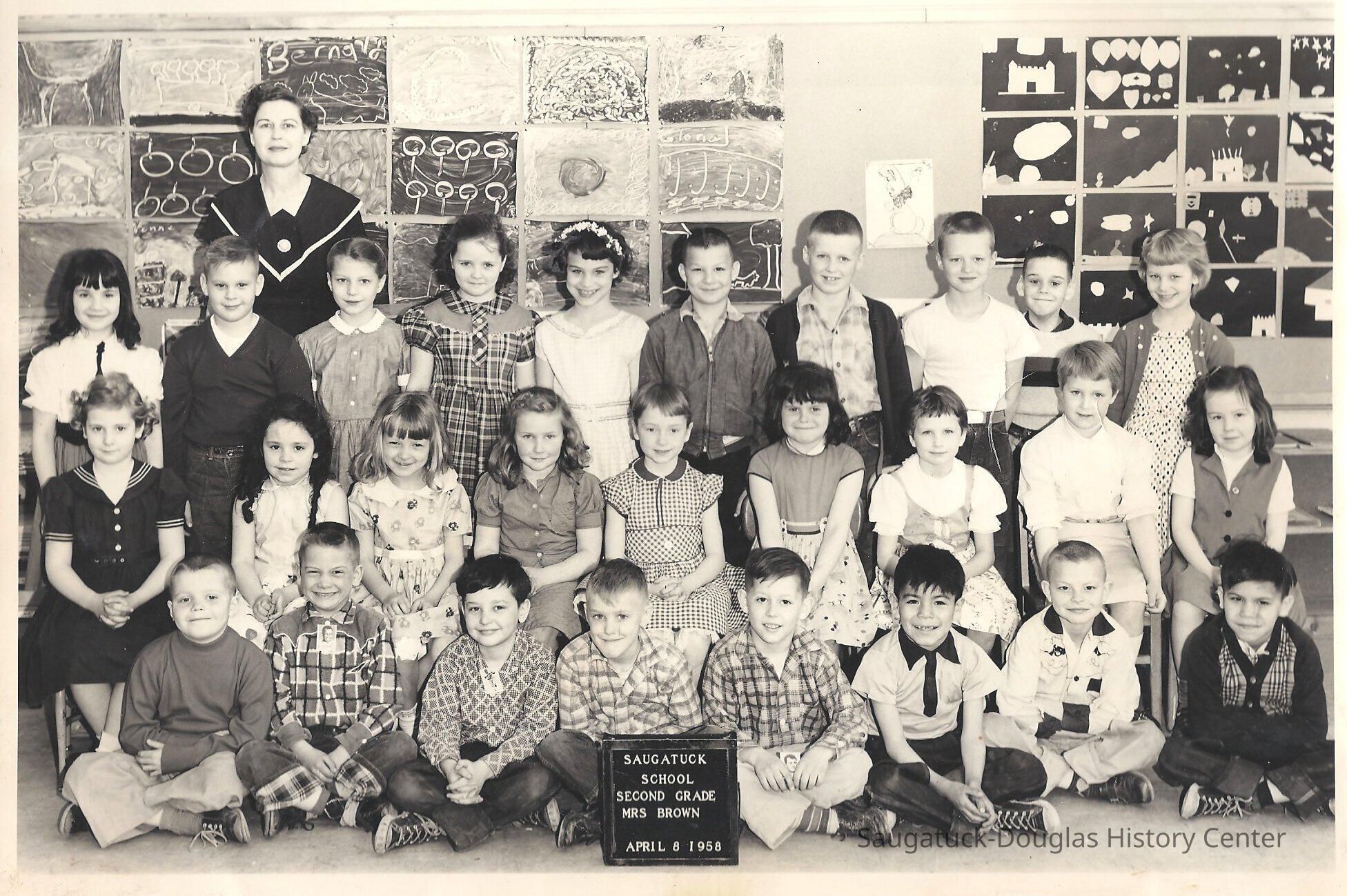 2nd grade Saugatuck school 1958