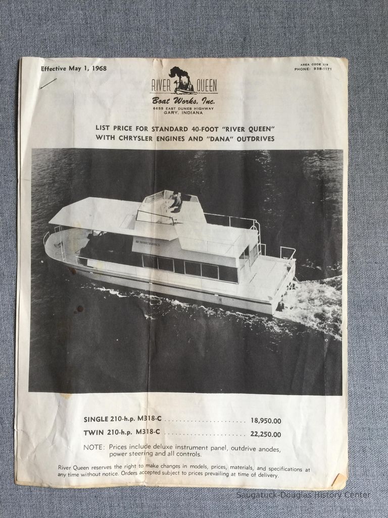          40-foot flyer page one; Dated effective May 1968
   