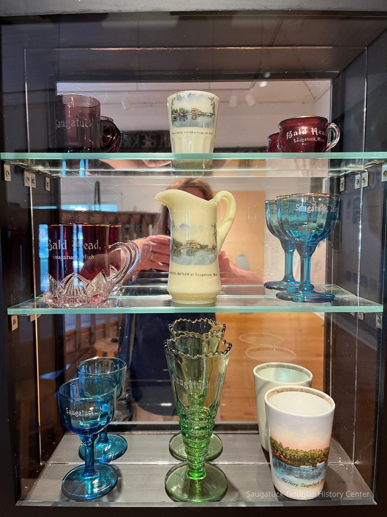 Cup shown in upper left of museum disply