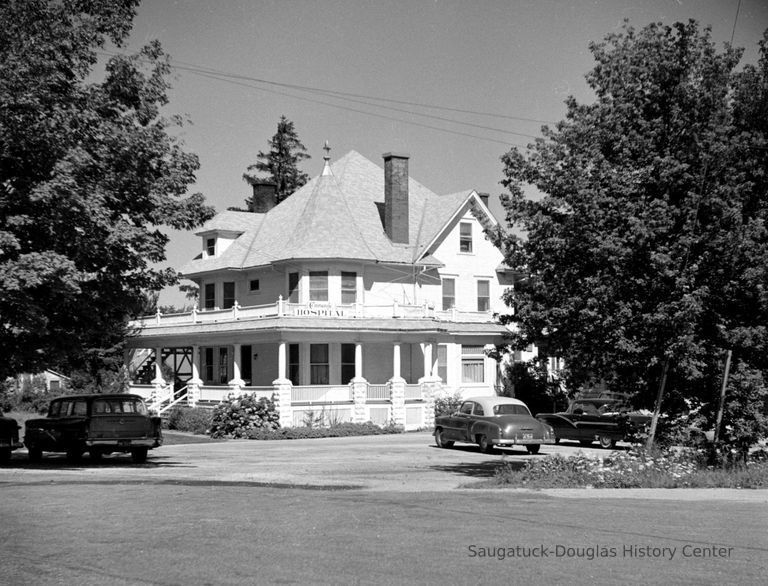          This image was featured as History Mystery #80 with the solution: This former mansion served as the Community Hospital for several decades. This mansion was known as the The Kirby House
   