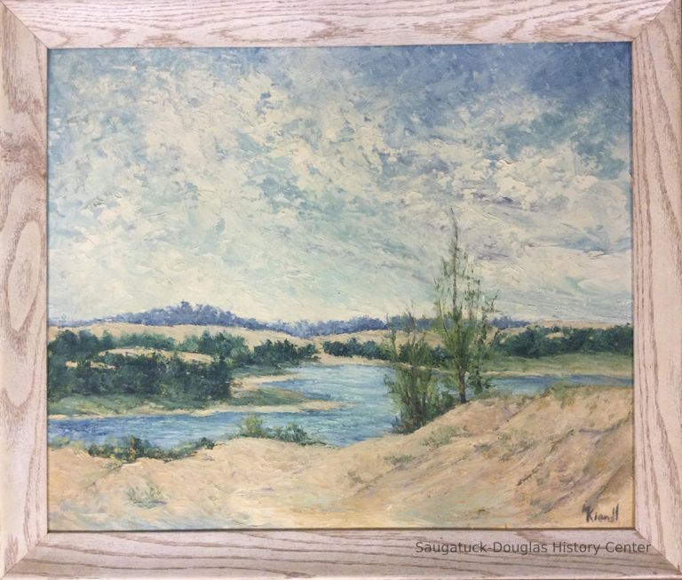          Oil painting of Goshorn Lake
   