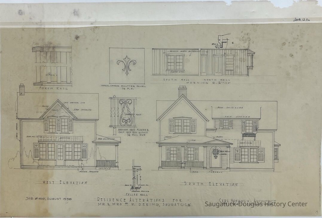 Residence Alterations For/Mr. & Mrs. F.M. Dering, Saugatuck. (Dering) picture number 1