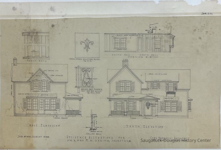          Residence Alterations For/Mr. & Mrs. F.M. Dering, Saugatuck. (Dering) picture number 1
   
