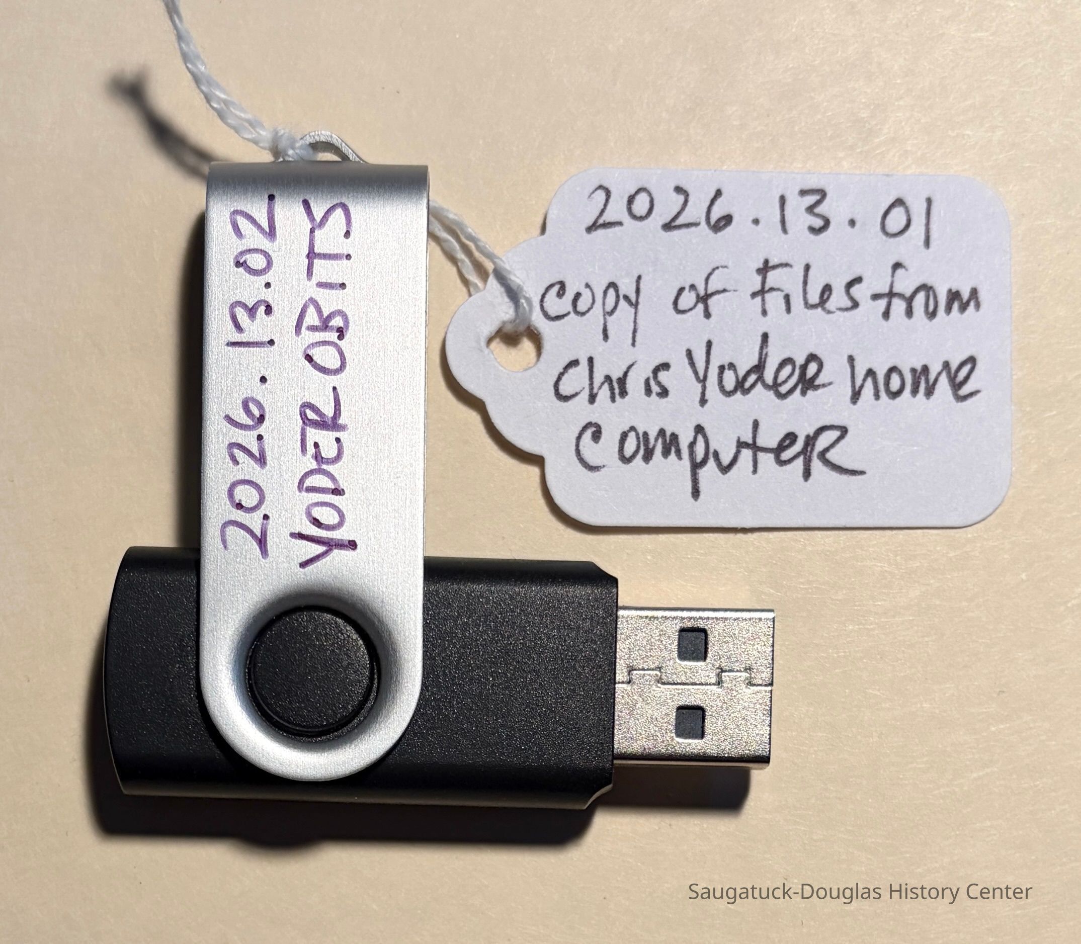          Yoder historical research on USB picture number 1
   