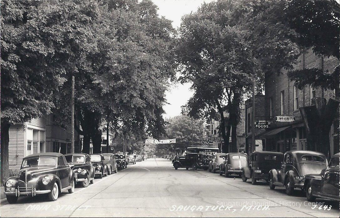 Butler Street postcard ca. 1945