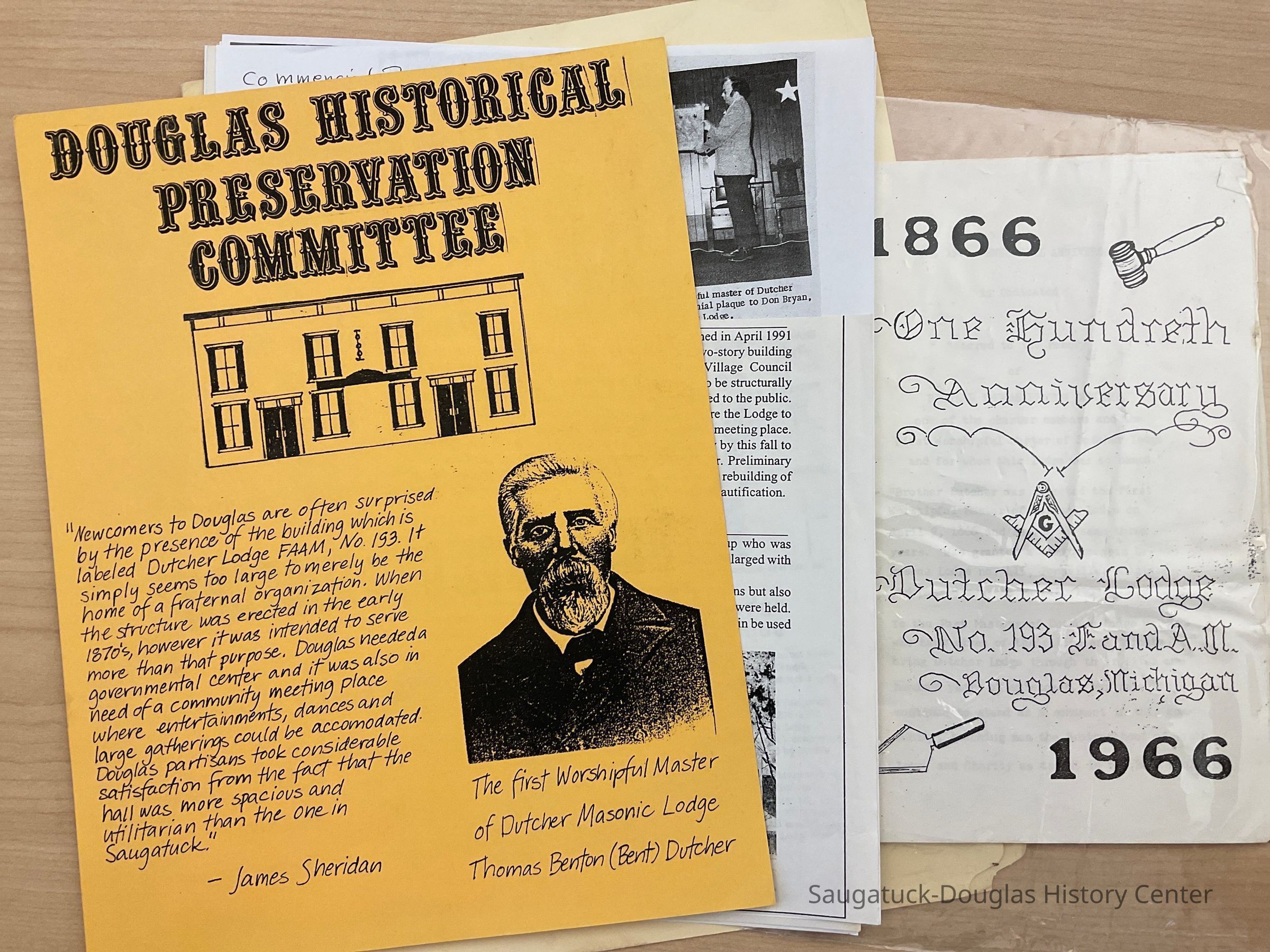Archives of the Dutcher Lodge History and Preservation Committee picture number 1