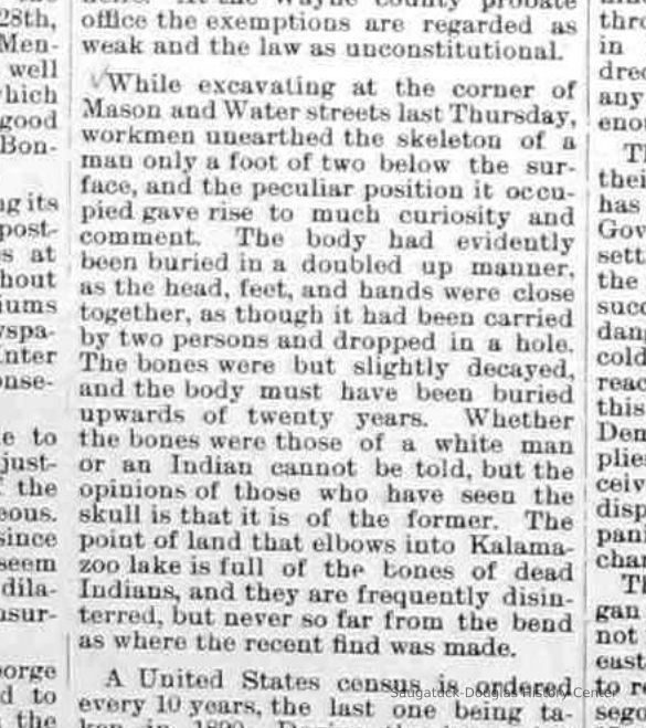          Commercial Record [Lake Shore Commerical], December 1, 1893, front page, 2nd collumn
   