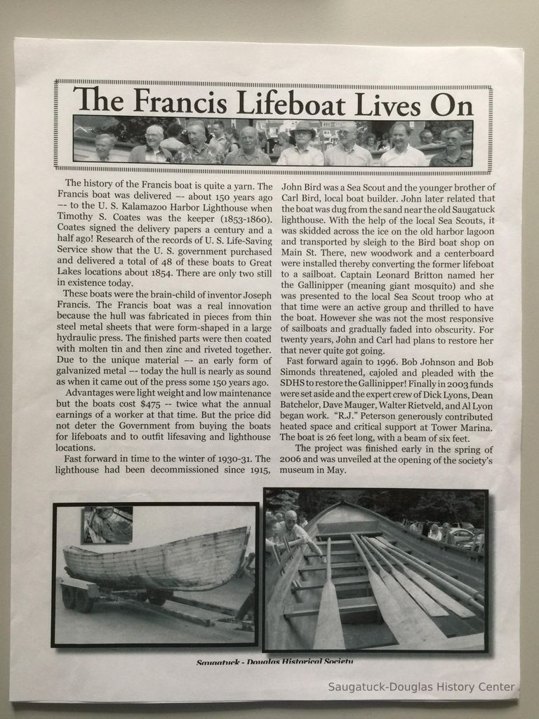          The Francis Lifeboat Lives On picture number 1
   