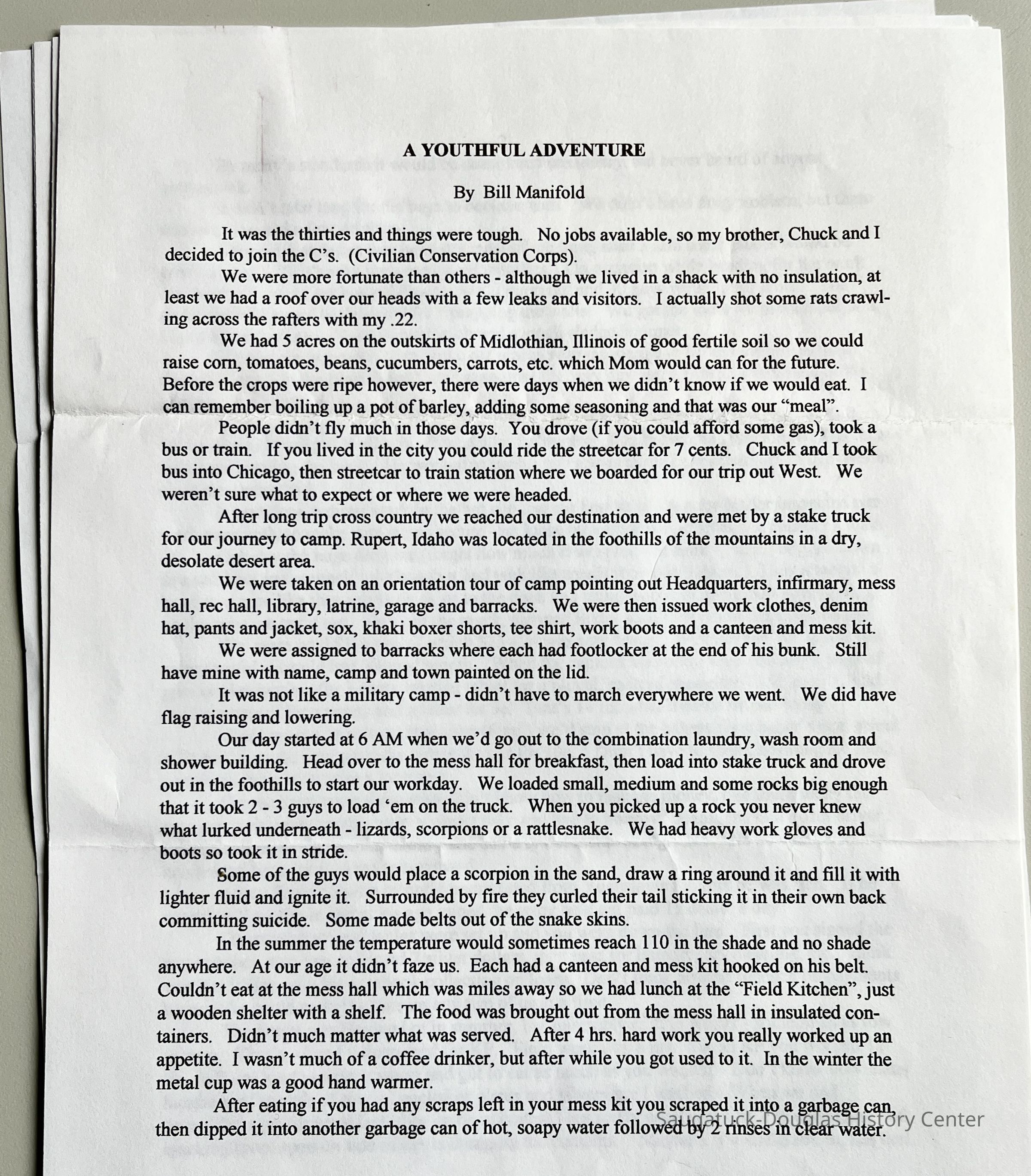          A Youthful Adventure by Bill Manifold picture number 1
   