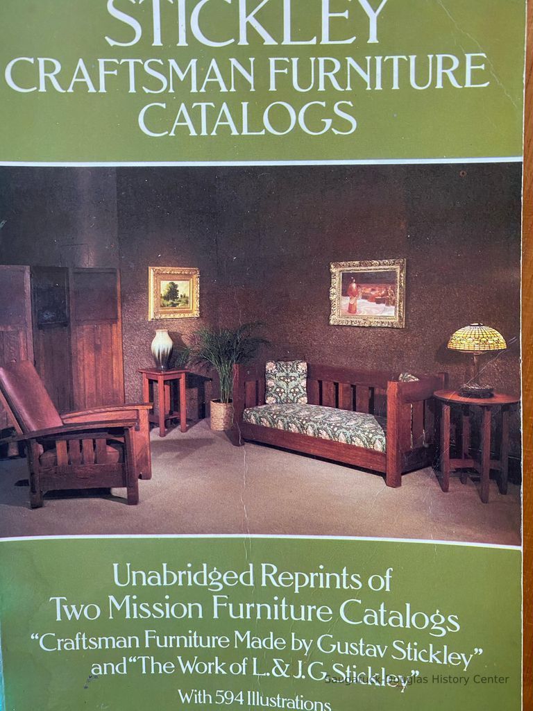          Stickley Craftsman Furniture Catalogs; Unabridged reprints of two Mission furniture catalogs; Book
   