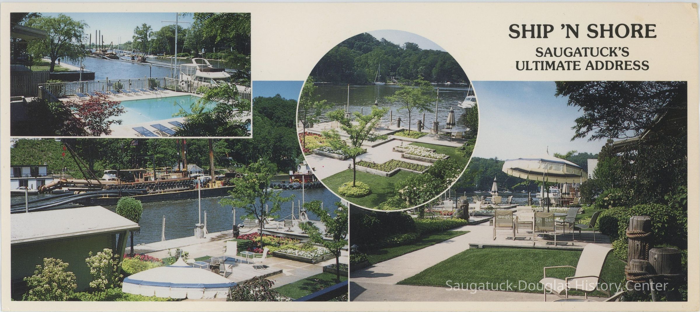 Ship 'n Shore Saugatuck's Ultimate Address Postcard picture number 1