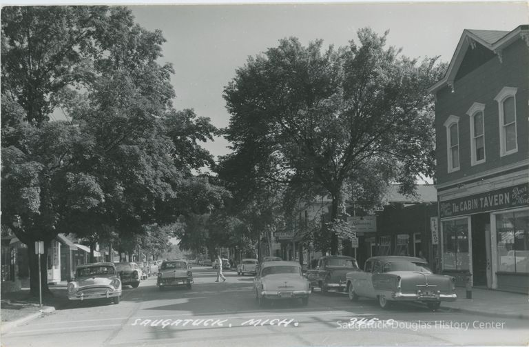          Street View of Saugatuck Postcard
   