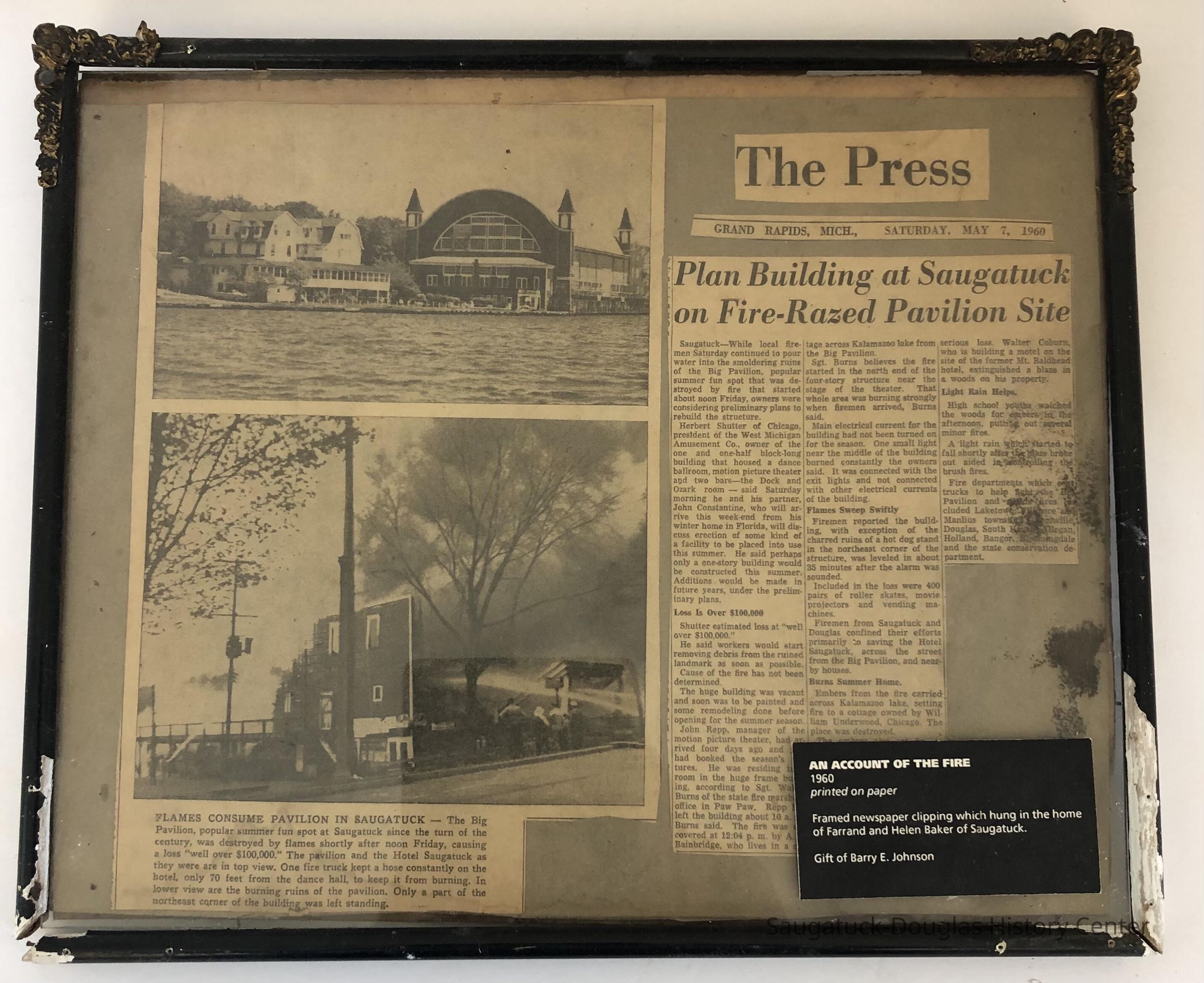 Framed Newspaper Article picture number 1