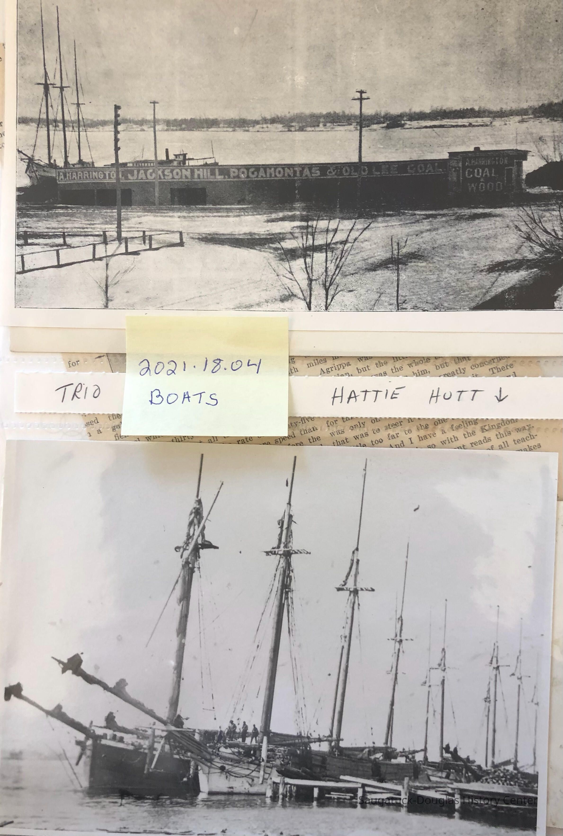          Sample page for kit Lane notebook 2021.18.04; Sample page from Kit Lane’s  notebook number 4 “Boats”
   